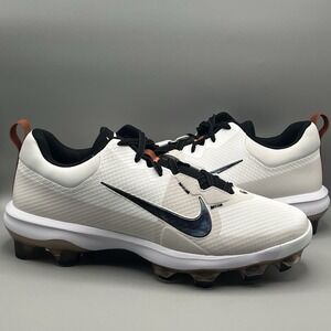 Nike Force Trout 9 Pro MCS White Black Baseball Cleats - Men's Size 14 NEW